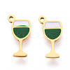 304 Stainless Steel Enamel Charms STAS-T065-65G-01-1