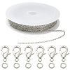 DIY Chain Bracelet Necklace Making Kit DIY-YW0007-05P-1