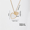 Elegant Fashion Brass Rhinestone Luxury Heart Charm Necklaces for Women IF2334-2-1