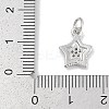 Brass Micro Pave Cubic Zirconia Pendants KK-Q028-39P-3