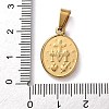 201 Stainless Steel Pendants STAS-U053-08D-G-3