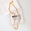 316 Surgical Stainless Steel Link Chain Necklaces NJEW-P324-05C-G-1