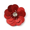 Flower Shape PVC Sequin/Paillette Beading Appliques DIY-WH0308-287H-1