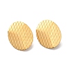 Ion Plating(IP) 304 Stainless Steel Stud Earrings Findings STAS-B041-01G-2