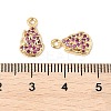 Brass Micro Pave Cubic Zirconia Pendants KK-R219-11G-3