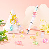 100Pcs 5 Styles Animals Transparent Acrylic Beads OACR-TA0005-02-7