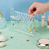 Coat Hanger Removable Acrylic Earring Displays EDIS-WH0041-02A-01-3