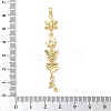 Brass Micro Pave Clear Cubic Zirconia Pendants KK-D101-01C-G-3
