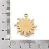 Natural Stone Pendants LS-STAS-D300-02G-10-3