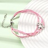 Polyester Multi-Strand Bracelets FB-CBA983F-02P-03-1