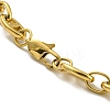 Ion Plating(IP) 304 Stainless Steel Oval Link Chain Bracelets LS-BJEW-D030-11B-G-3