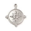 Tarnish Resistant 304 Stainless Steel Pendant Rhinestone Settings STAS-G295-50P-1
