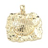Brass Pendants KK-C251-06C-G-1
