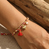 Pride Month Alloy Heart Charm Bracelets YY7958-1-1