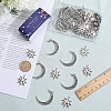 60Pcs 2 Style Tibetan Style Alloy Pendants TIBEP-SC0002-75-3