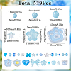 Opaque & Transparent Acrylic Beads Kits MACR-SP0001-48B-2