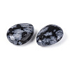 Natural Snowflake Obsidian Pendants G-T143-18A-01-2