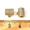 Brass Brass Micro Pave Cubic Zirconia Tube Bails KK-M277-09E-G-3