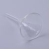 Transparent Glass Funnel Hopper AJEW-WH0104-45E-2