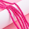Synthetic Turquoise Beads Strands TURQ-G110-4x2mm-04-4