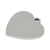 Non-Tarnish 304 Stainless Steel Pendants STAS-L279-005P-2