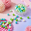 Opaque Acrylic Beads OACR-TAC0014-06D-5