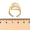 304 Stainless Steel Cuff Rings for Women RJEW-M103-07G-3