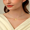 4Pcs 2 Colors 316 Surgical Stainless Steel Pendants STAS-LP0002-90-3