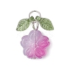 Transparent Normal Glass Pendants PALLOY-JF04571-02-3