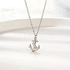 Stylish 304 Stainless Steel Pendant Necklace for Women's Daily Wear MA6567-2-1