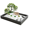 8Pcs 4 Styles Resin Simulated Flower Bed AJEW-GO0001-71-6