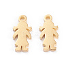 304 Stainless Steel Charms STAS-I151-44G-1