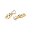 Eco-Friendly Brass Micro Pave Cubic Zirconia Pendants KK-K265-01G-B-2