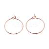 30Pcs 5 Size 316L Surgical Stainless Steel Hoop Earring Findings STAS-ZZ0001-03G-3