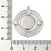 Non-Tarnish 304 Stainless Steel Pendant Cabochon Settings STAS-K263-44P-3