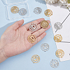 12Pcs 2 Colors 201 Stainless Steel Pendants STAS-UN0060-26-4