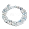 Natural Aquamarine Beads Strands G-F826-B01-8mm-3