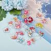 40Pcs 5 Style PVC Plastic Cabochons KY-SZ0001-04-2