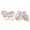 UV Plating Luminous Transparent Acrylic Beads OACR-P010-11B-2