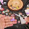30Pcs 15 Style Halloween Alloy Enamel Pendants Sets ENAM-SZ0004-16-5