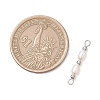 3Pcs 3 Styles Natural Cultured Freshwater Pearl Rice Beaded Links Connector Charms PALLOY-JF04914-01-2