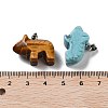 Natural & Synthetic Mixed Gemstone Pendants G-B068-10P-4