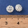 Rack Plating Brass Pave Cubic Zirconia Beads KK-M285-32B-S-3