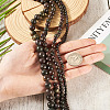 4 Strands 4 Styles Natural Polychrome Jasper & Picasso Stone & Picasso Jasper Bead Strands G-TA0002-16-6