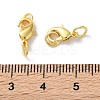 Rack Plating Brass Lobster Claw Clasps KK-F090-26G-01-3
