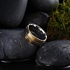 Men's Titanium Steel Finger Rings RJEW-BB27605-A-10-3