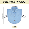 Detachable Cloth Women's False Collar DIY-WH20048-036B-2