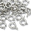 SHEGRACE Brass Spring Ring Clasps XGRPCN197-018P-2