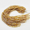 Electroplate Glass Beads Strands LS-EGLA-D018-8x8mm-77-5
