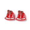 Christmas Decorations Theme Opaque Acrylic Bead with Enamel OACR-Z021-01B-1